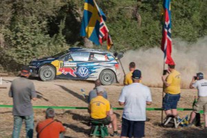 Mikkelsen/Floene, VW Polo R WRC; Foto: VW