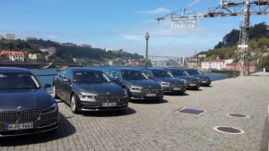 Der neue 7er BMW - Fahrpräsentation Porto. Foto: P. Bohne