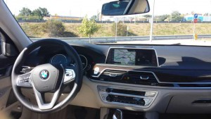 Cockpit der neuen 7er BMW-Limousine; Foto: P. Bohne
